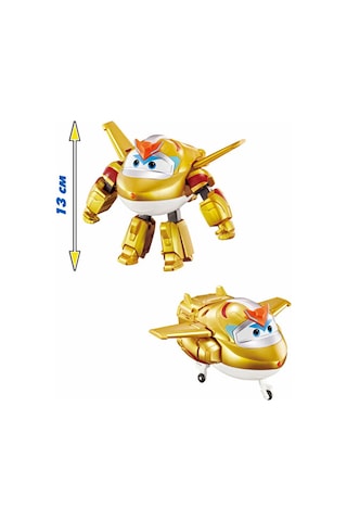 Dönüşen Golden Boy Super Wings Electric Heroes Dönüşen Golden Boy 12 Cm - Harika Kanatlar