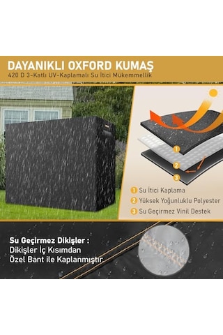 Haegs Bahçe Salıncak Koruma Örtüsü Üç Kişilik Tenteli Hamak Bahçe Salıncağı Koruma Kılıfı Su Geçirmez Br Çok Renkli