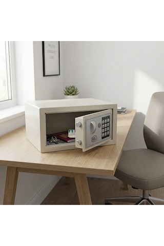 Smith&Locke T17EF Elektronik Mini Kasa Krem