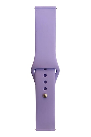 Ekılıf - Huawei Gt2 46mm Uyumlu - Kordon Band Serisi 22mm Klasik Kordon Silikon Strap Kayış - Beyaz