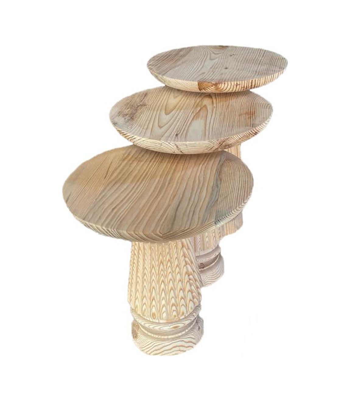 Çizgili Konik Mantar Sehpa (551463862)