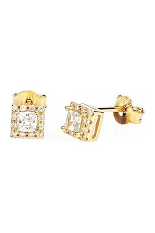 Masaliko Tektaş 925 Ayar Gümüş Küpe Sb1314 Zirkon Taşlı, Şık Ve Zarif Tasarım Altın