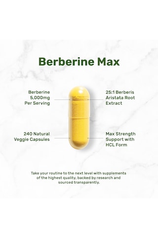 Deal Supplement Berberine Max Supplement With Turmeric, 5,000mg P