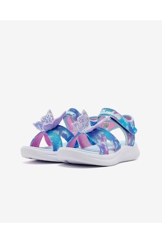 Skechers Jumpsters Sandal Büyük Kız Çocuk Mavi Işıklı Sandalet 303109l Blmt Mavi