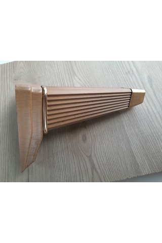 20cm Yıldız Ayak Plastik Vanezya Altın Desenli 1 Adet Vanezya
