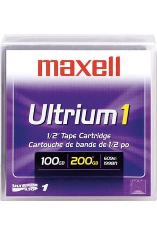 Maxell Lto-1 Ultrium Data Kartuş - 100 Gb / 200 Gb 609m, 12,65mm