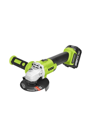 Vıdo Wd040520210 Profesyonel 115 MM Akülü Kömürsüz Motor 21 Volt Lion Avuç Taşlama Makinesi