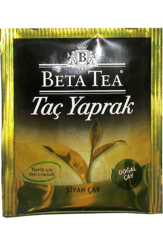 Beta Tea Taç Yaprak Siyah Bardak Poşet Çay 25 x 2 G