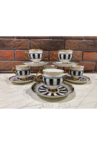 Porseln 6 Kişilik Fincan Takımı