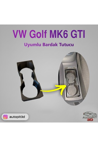 Vw Golf Mk6 Gtı Uyumlu Bardak Tutucu