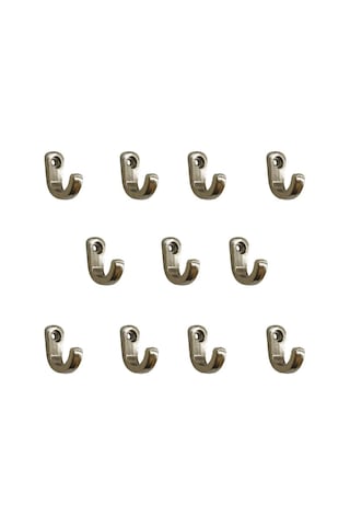 Northcity Tekli Bijuteri, Dekor Askısı - Nikel, 100 Adet, 10x18x22 Mm