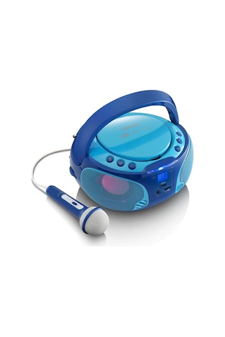 Lenco Scd650Bu Taşınabilir Müzik Seti Karaoke Radyo Cd Çalar Mp3