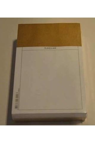 Dilman Reçete 100 Lü N11.3348