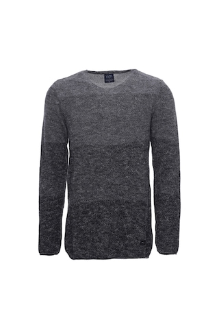 Gri Bisiklet Yaka Triko Kazak - Wessi Gri