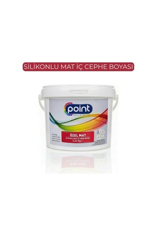 Özel Mat - Silikonlu Mat İç Cephe Boyası Bw000 Beyaz, 3,34 Kg 0.2 KG