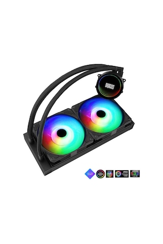 Dragos Vortex V-240 Argb Kumandalı 240mm İşlemci Sıvı Soğutucu