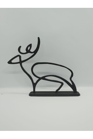 Geyik Masa Dekor Hediye Fikri Sanat Heykeli