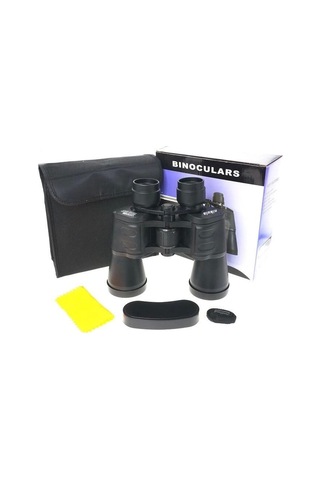 100x100 Kauçuk Kaplamalı Mavı Cam Mercekli Dürbün 56m/1000m Kod 90 Renkli Çok Renkli