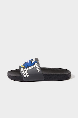 Defacto Erkek Çocuk Desenli Yüksek Taban Terlik F0035a825smbk23 Siyah