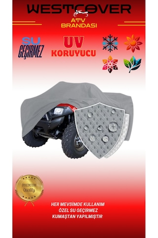 Segway Snarler At6l X 570 Atv Brandası Su Geçirmez Premium -gri