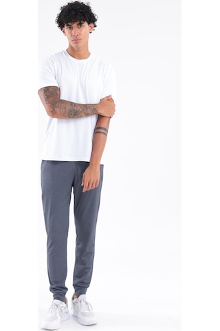 Rowinger Premium Merserize Örme Kumaş Lastikli Paça Erkek Pantolon Eşofman Altı Navyblue