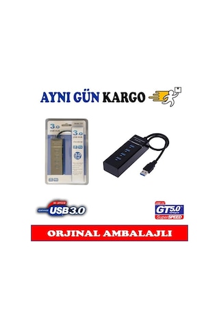 4 Port Usb 3.0 Hub Çoklayıcı Çoğaltıcı Çoklama Switch Splitter Mo (326138989)