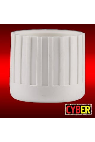 Çap 25 Plastik Dış Tapa Kısa Tip-Beyaz