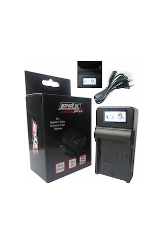 Pdx Plus,panasonic Pdx Cgr-d28 Bataryası İle Uyumlu Dijital Göstergeli Şarj Cihazı Aleti.