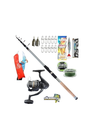 Revenger Rv-40 Remixon Carbo-x 240cm 60-120gr Tele Spin Olta Takımı Seti