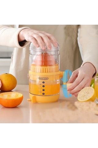 Fastbuy Manuel Turuncu Narenciye Sıkacağı Kompakt Portakal Limon Presi Taşınabilir Sinuoshop Faridabio Turuncu Turuncu