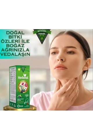 Herbinol Cistus Karadut Ve Zeytinyaprağı İçeren Boğaz Spreyi 30 M
