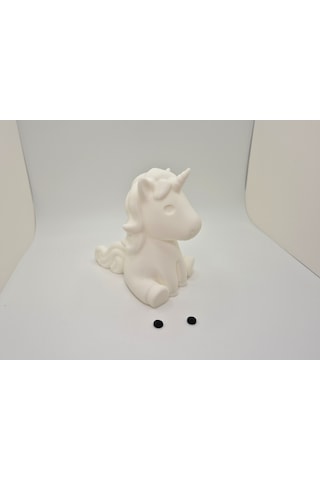 En-cag Sevimli Tek Boynuzlu At Formlu Tealight Mumluk Çocuk Odası Dekoratif Mum Tutucu Bss Çok Renkli