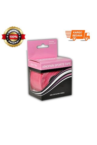 Kinopain Spor Bandı Pembe 5 CM x 5 M 1+1