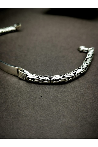 Omar Silver Erkek Kral 5 Mm Oval Plakalı Künye 26,40 Gr