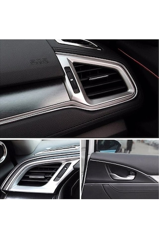 Torpido Fitil Krom Yeni Nesil Trim Fitil Araç İçi İp Şerit 5 Mtre