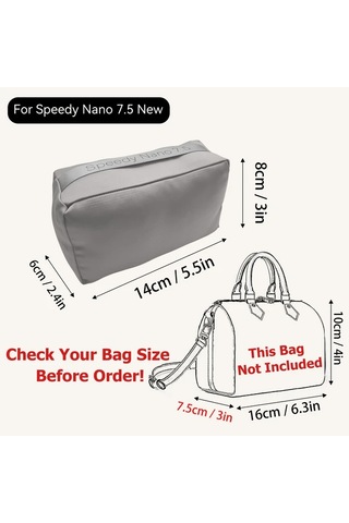 Fochsia Speedy 30 İçin Şık El Çantası Yastık Düzenleyici Hafif Kumaş Dolgu Yapı Bozulmasını Önler Ahşap