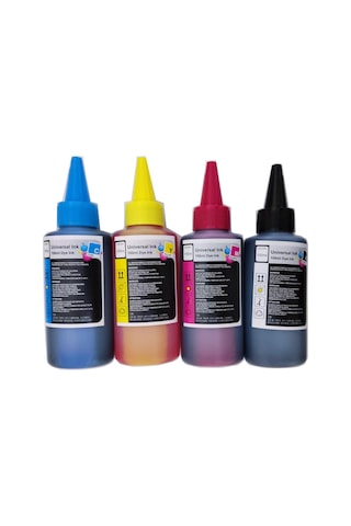 Melsan Canon Pixma G3411 Mürekkep 4 Renk Takım Uyumlu 100ml
