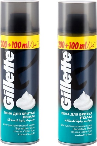 Gillette Hassas Tıraş Köpüğü 2 x 300 ML