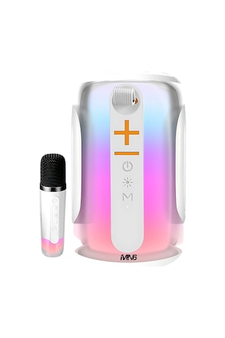 Pluse 8 Mikrofonlu Ses Bombası/dekoratif Aydınlatma/led Işıklı Gece Lambası/mikrofonlu Hoparlör