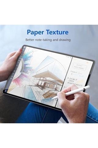 Apple Uyumlu iPad 10. Nesil 10.9 Inç Ekran Koruyucu Magnetic Mıknatıslı Kağıt Hissiyatlı