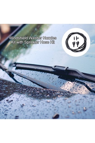 Pazly Yıkama Seti Sağlar Nozulu Net Metre İçin Hortumlu Görüş Geeroyoo Chrysler/dodge/jeep/ram Cam Bağlantılı 2 2 - Rm