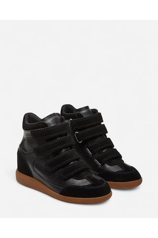 Steve Madden Mustang Black Sued Kadın Siyah Sneakers Mustang