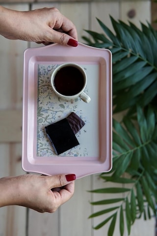 Evle-ee170-1g Botanica Pink Desenli Dikdörtgen Tepsi 16x25 Cm Botanica Pink Sku: Smg8690010580542