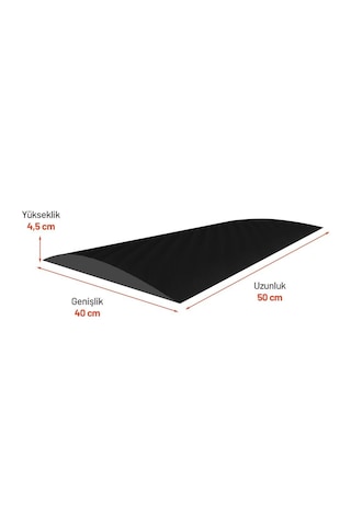2 Bantlı Kauçuk Hız Kesici 40 50 4,5 Cm Yol Kasisi Uygulaması-929
