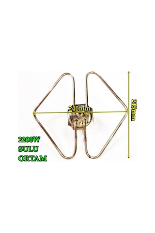 Semaver Çaycı Isıtıcı Rezistansı Büyük Kelebek 2200w