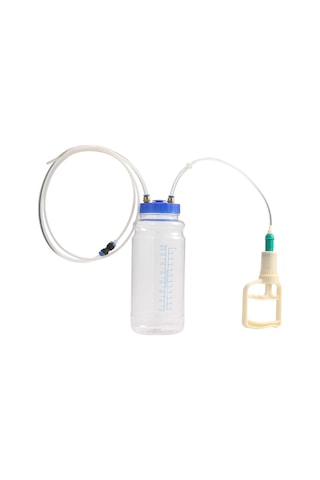 Moveevo Plastik Pu El Pumpu, 2l Kapasite, Yağ/sıvı Transferi, 5-6mm Boru, Bakım Aracı