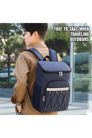 Geeroyoo Siyah Oxford Kumaş Isı Saklama Çanta, 30l Büyük Kapasite, Su Geçirmez, Piknik Ve Outdoor Aktivitelere İdeal Siyah