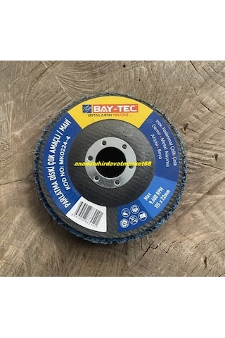 Baytek 115mm Pas Zımpara Metal Çelik Parlatma Zımparası Boya Ve Pas Sökme Diski