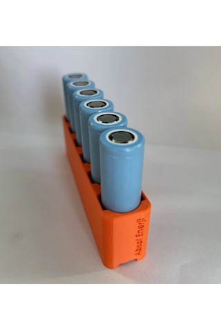 Absol Enerji 18650 Punta Kaynak Pil Tutucusu Fikstür 6 Pile Kadar Uygun