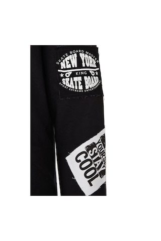 Cipo & Baxx Cl240 Aplikeli Kapşonlu Uzun Erkek Sweatshirt 001
